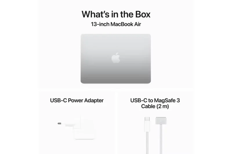 MacBook Air 13.6″ M3 Chip 8-Core GPU 16GB 256GB Silver (2024) - Image 3